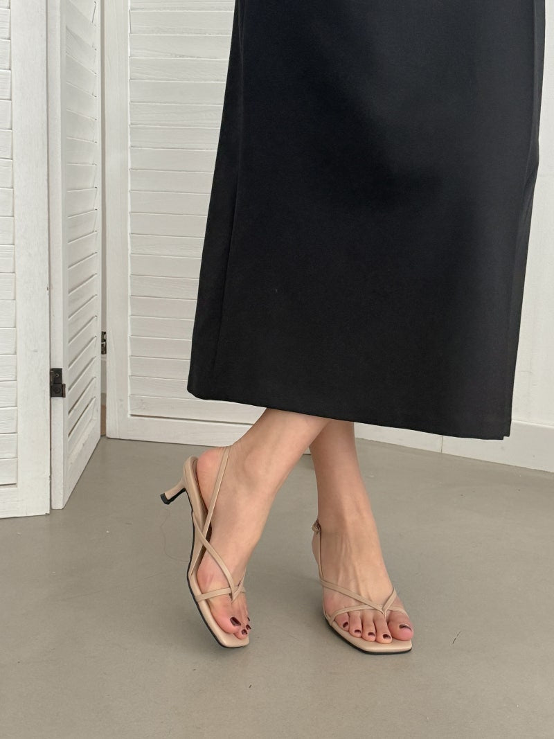 Basic High-heels Sandal