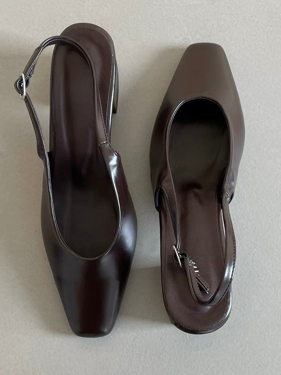 《 NEW ! 》Handmade Slingback Heels