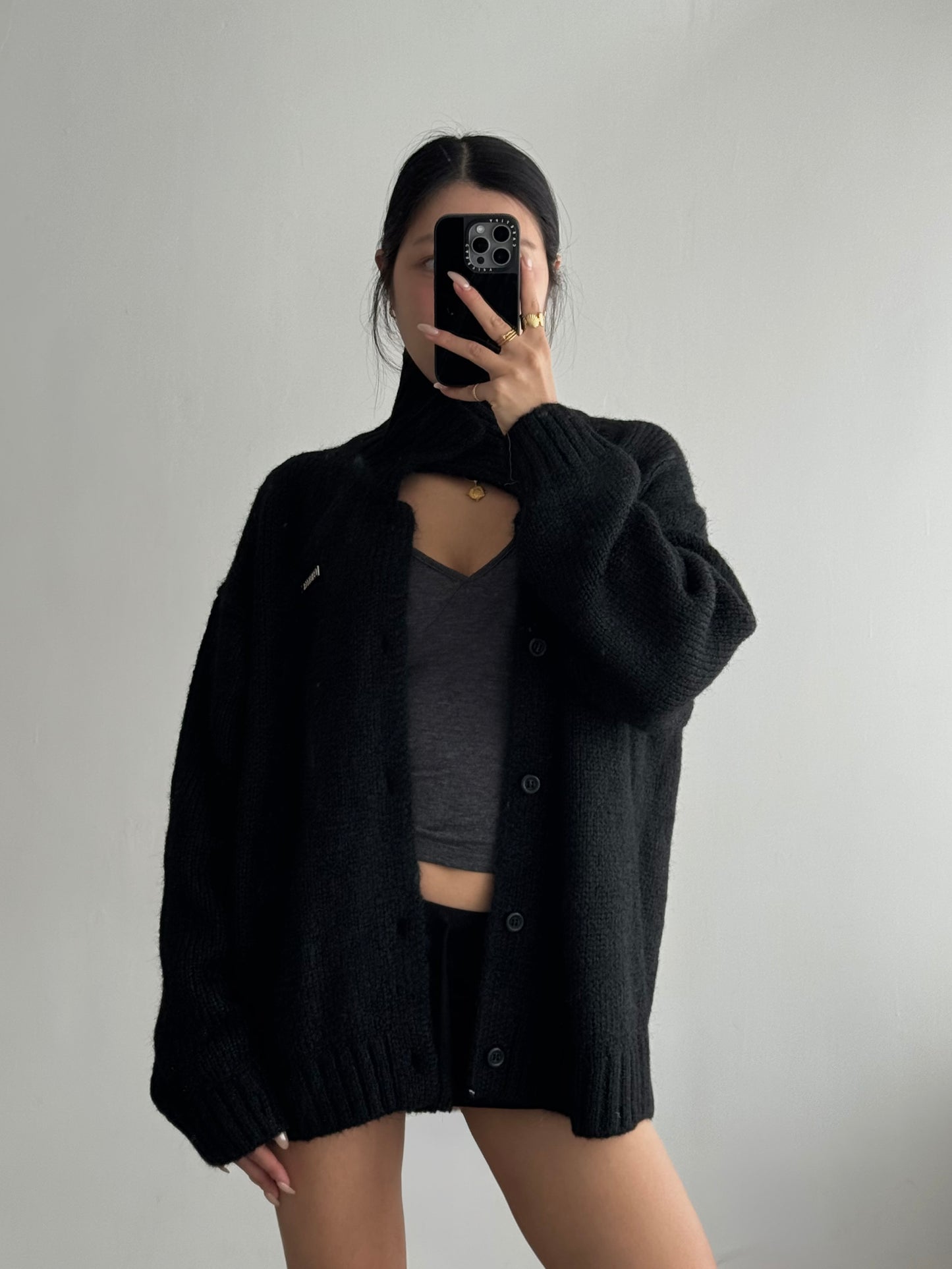 Deep V Long Sleeve