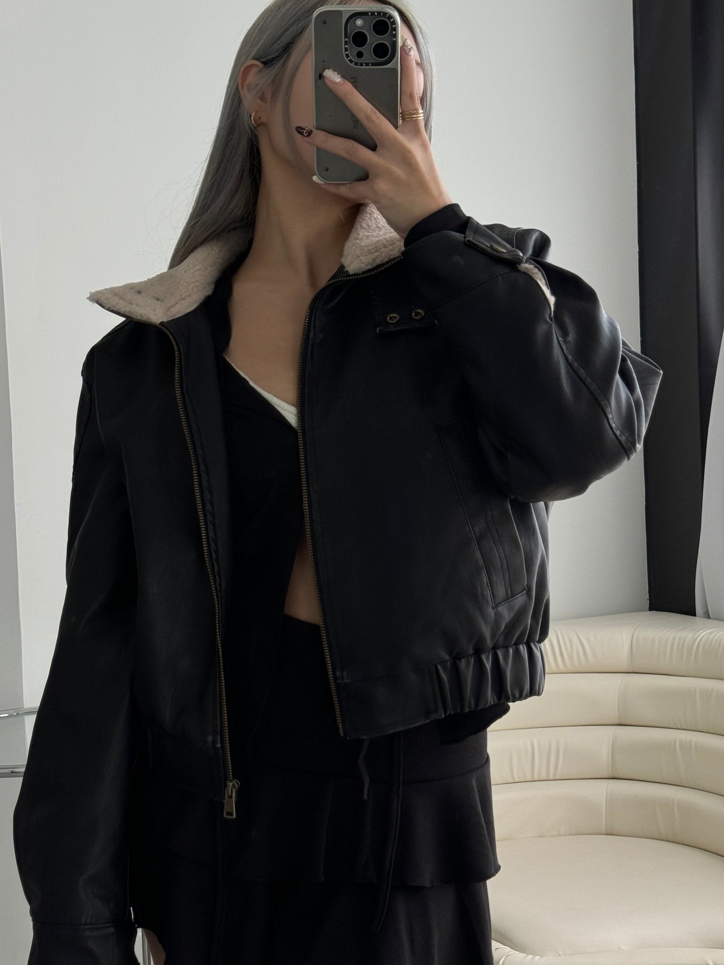 Bomber Leather Jacket