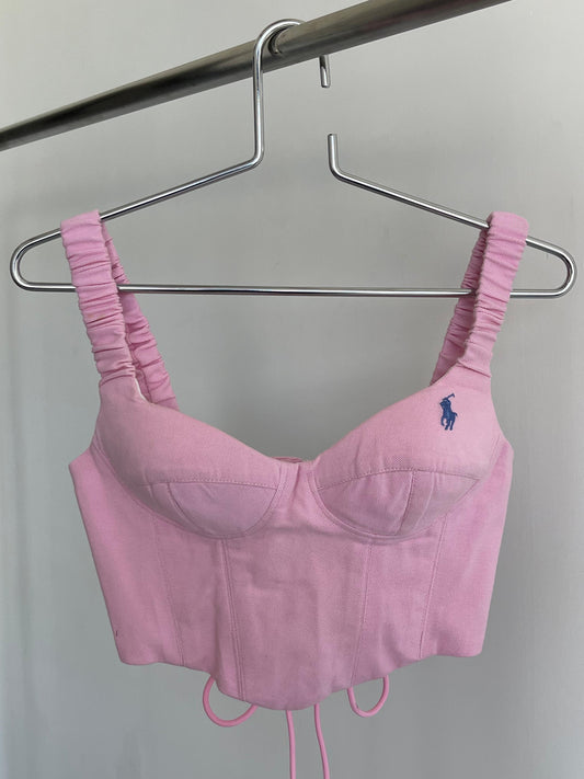 Vintage Remade POLO ND Corset with pad