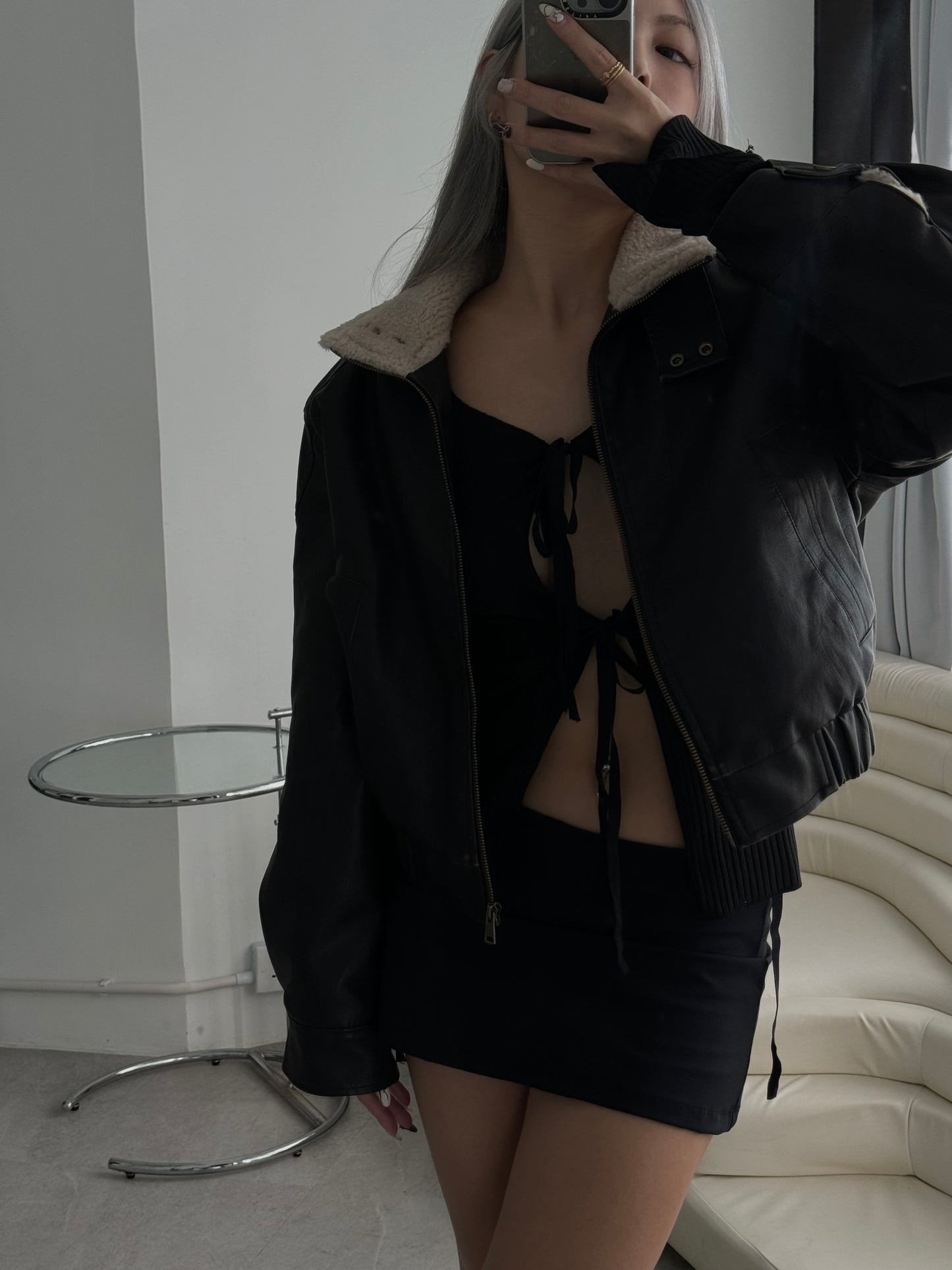 Bomber Leather Jacket