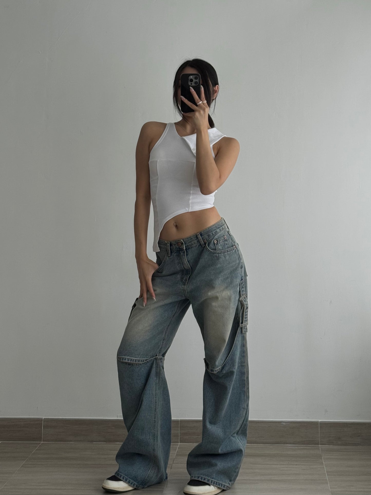 2WAY Western Buckle Jeans