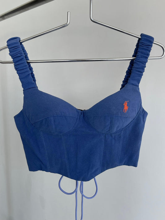 Vintage Remade POLO ND Corset with pad