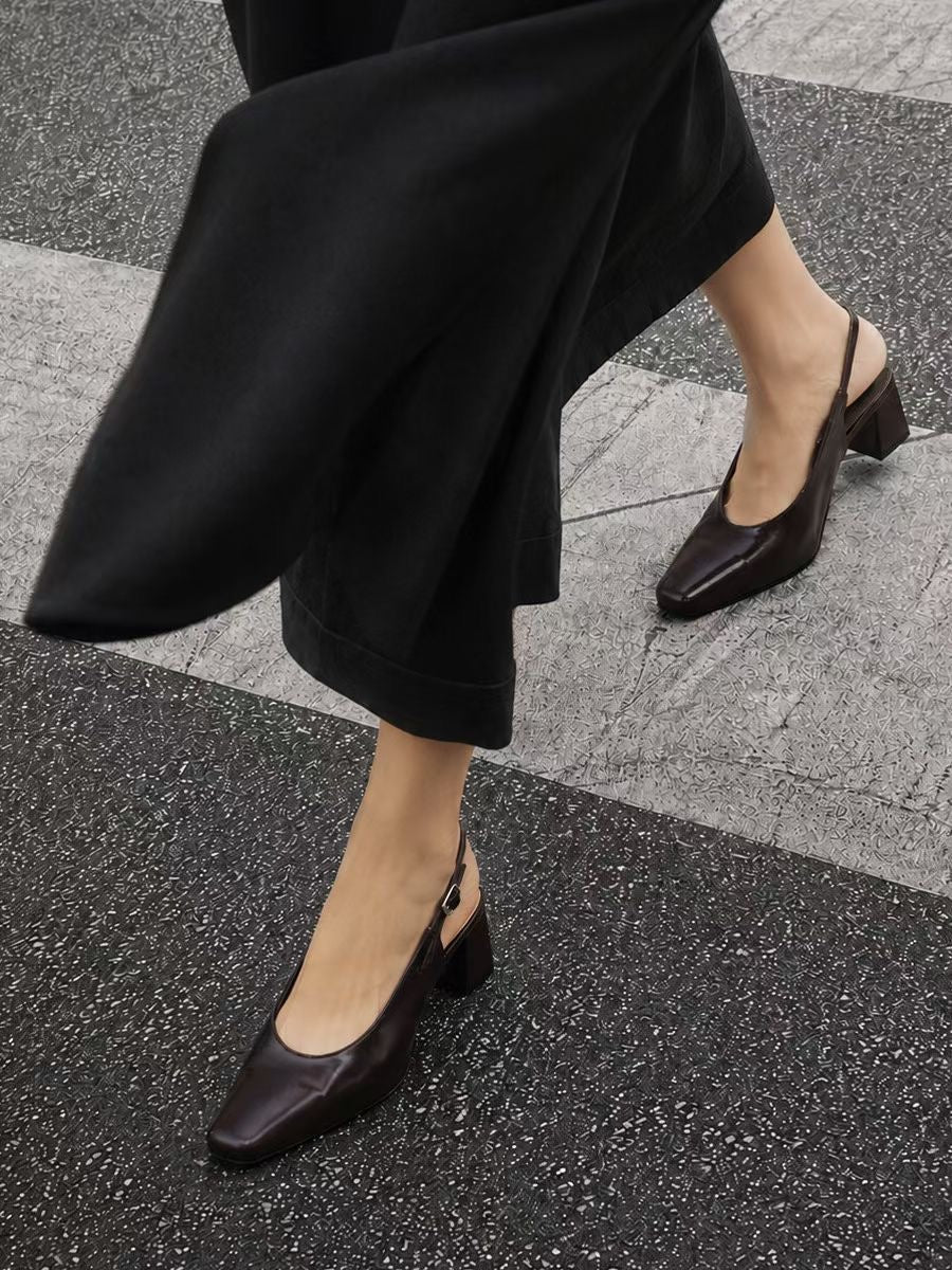《 NEW ! 》Handmade Slingback Heels
