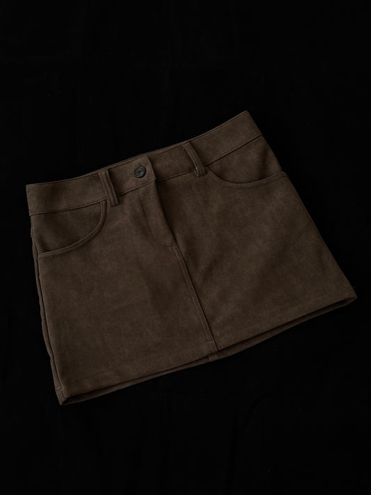 Suede Skirt
