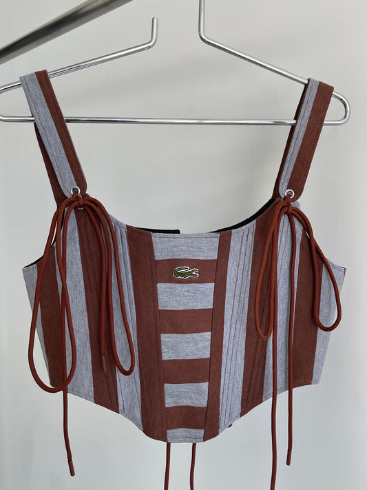 Vintage Remade Lacoste Corset