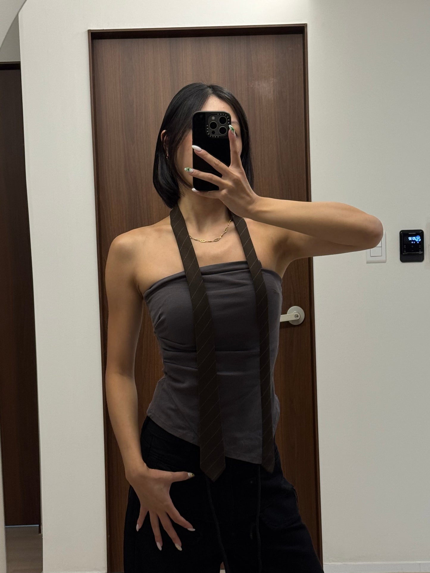 Irregular Tube Top With Pad