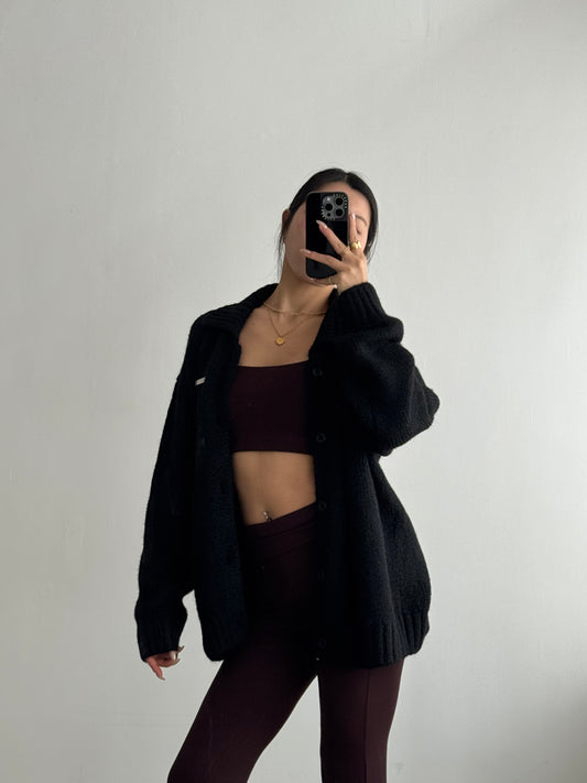 UNISEX! Tag Knit Cardigan