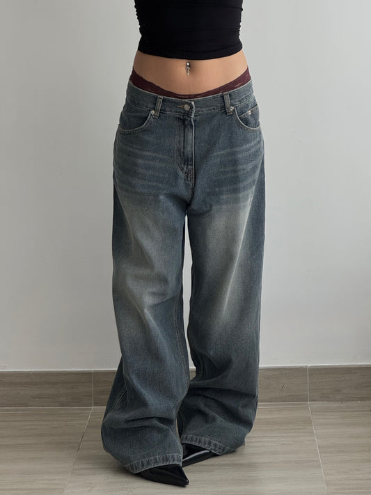 《 NEW! 》UNISEX! Low Rise Baggy Jeans