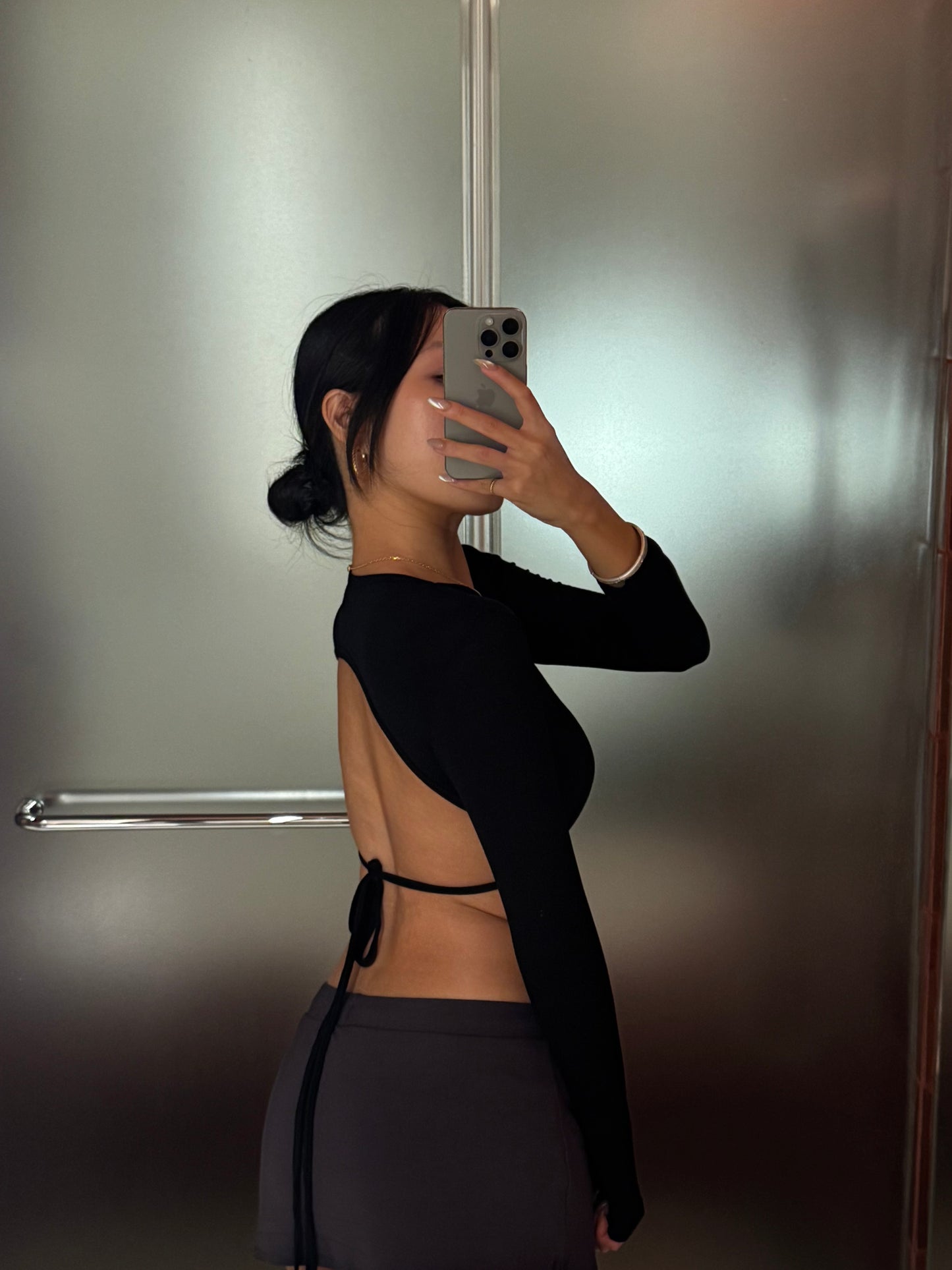 《 NEW! 》Open Back Long Sleeve