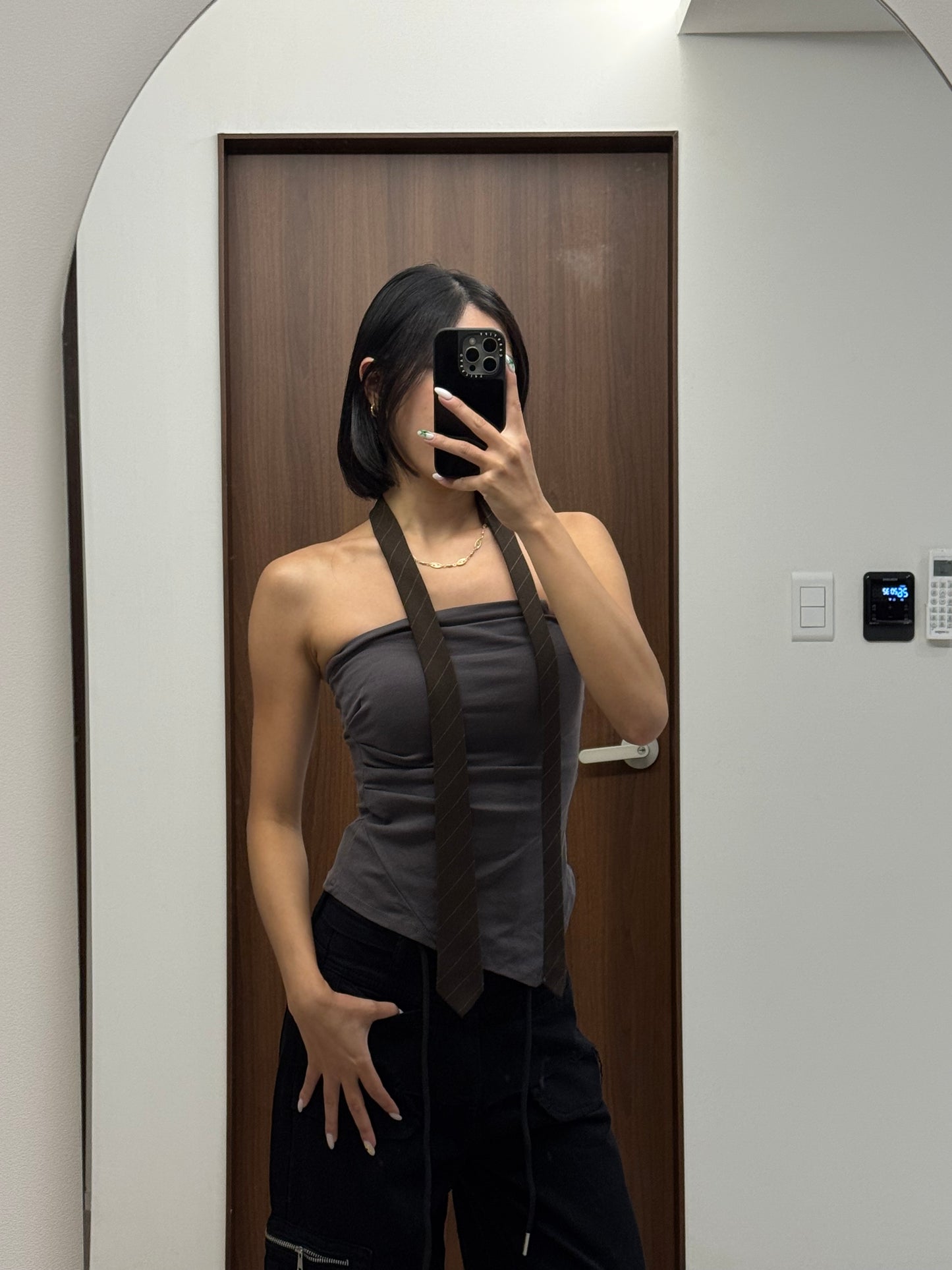 Irregular Tube Top With Pad