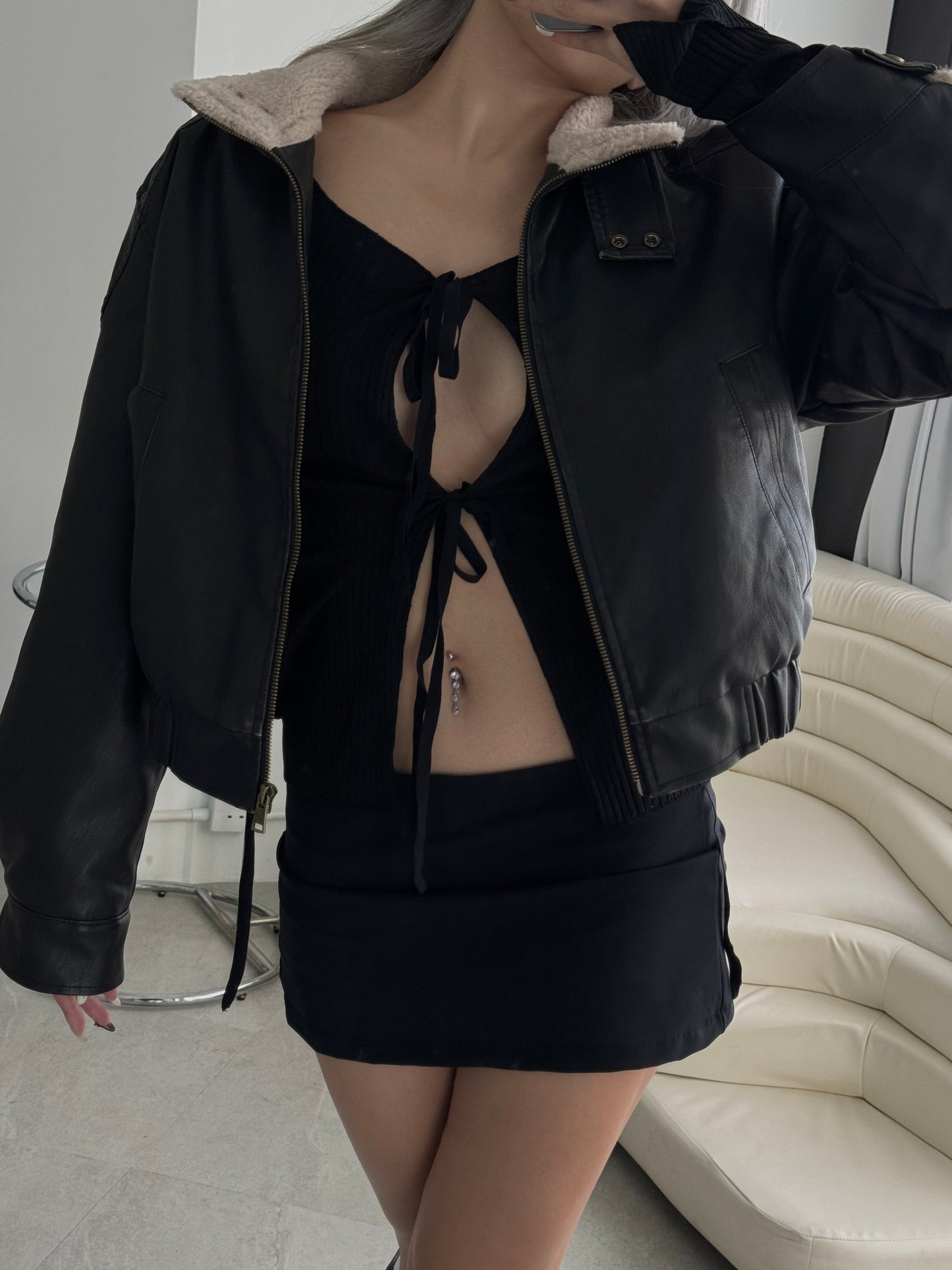 Bomber Leather Jacket