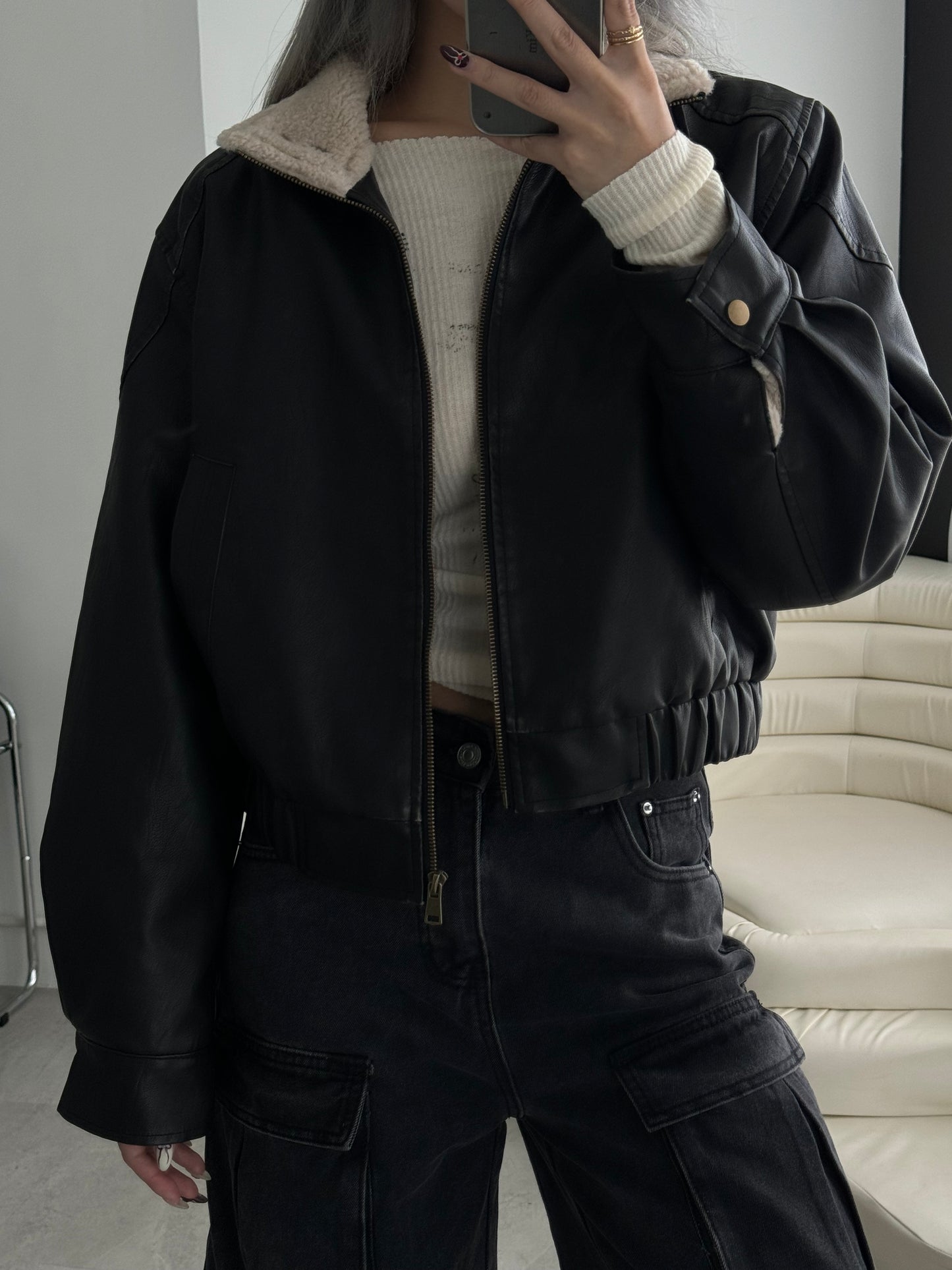 Bomber Leather Jacket