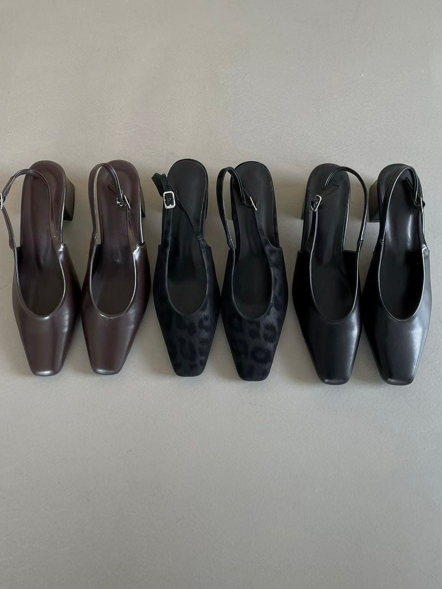 《 NEW ! 》Handmade Slingback Heels
