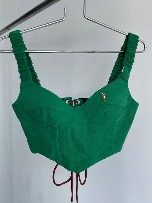 Vintage Remade POLO ND Corset with pad