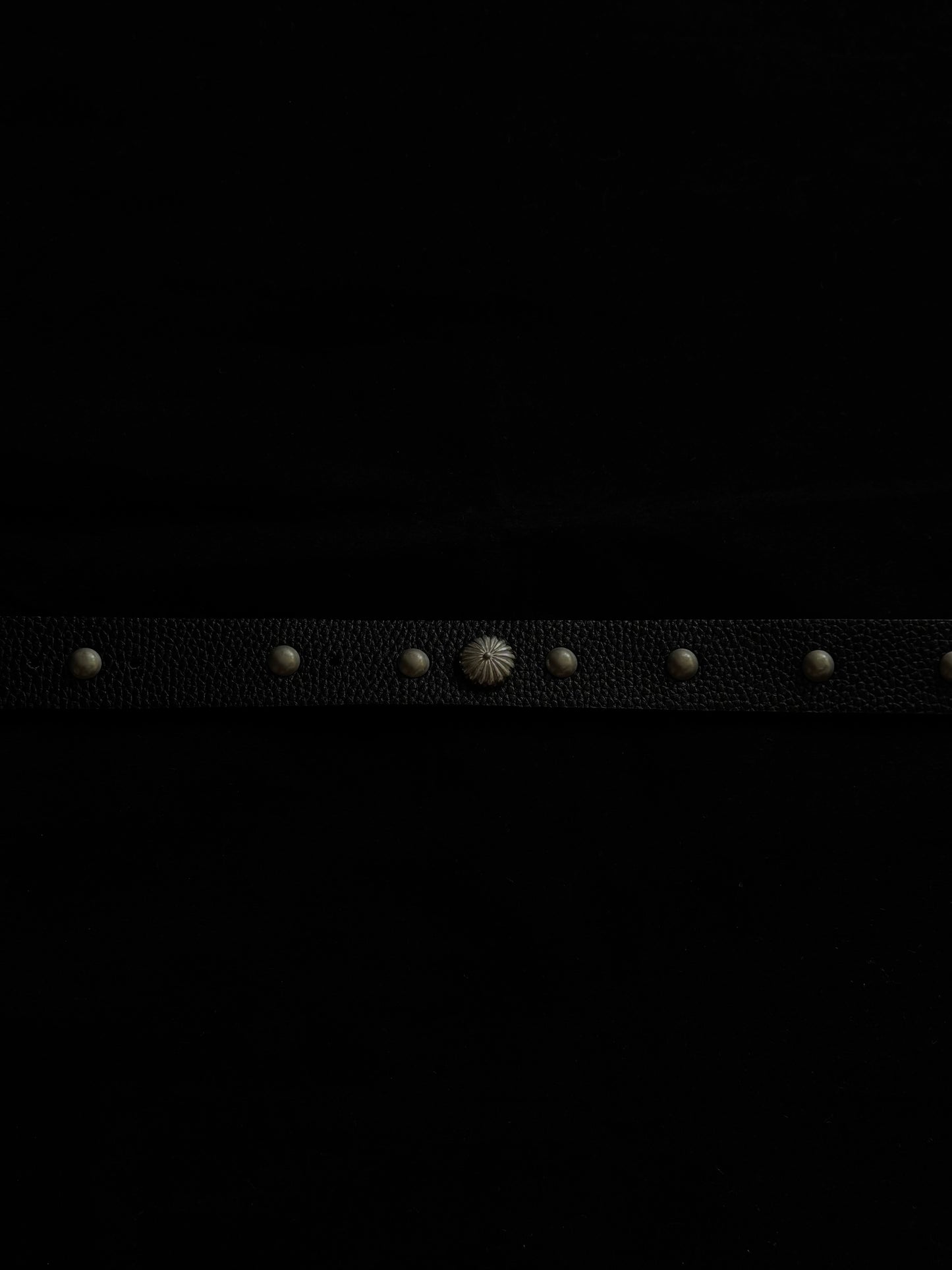 Daisy Sliver Buckle Leather Belt