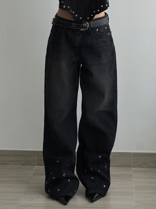 Pin Black Jeans