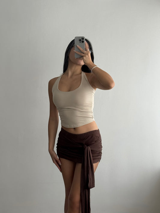 《 NEW! 》Padded Halterneck Top