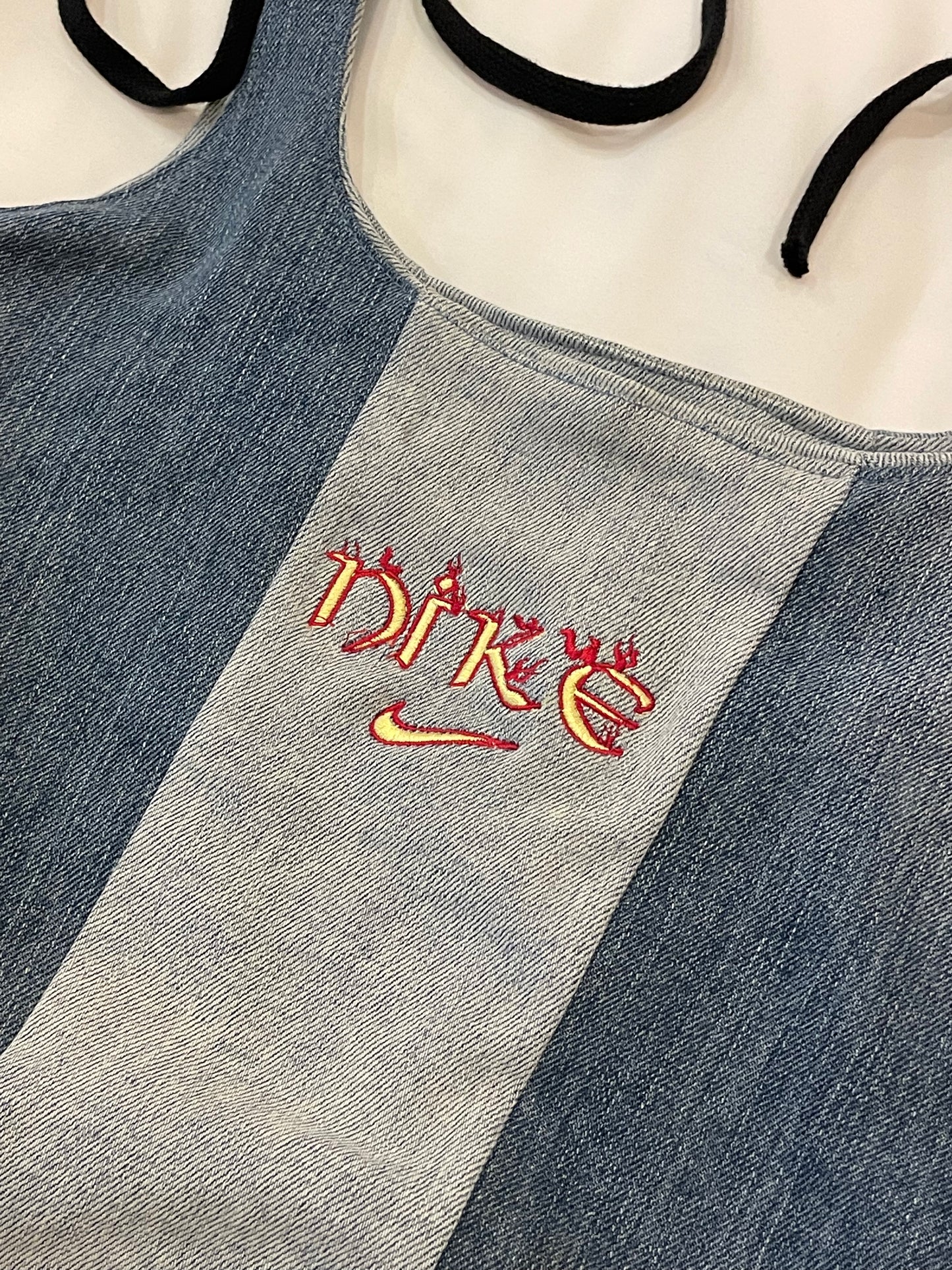 Vintage Remade Nike Denim Corset M